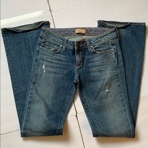 Paige Laurel Canyon low rise boot cut Jeans